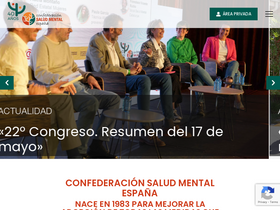 'consaludmental.org' screenshot