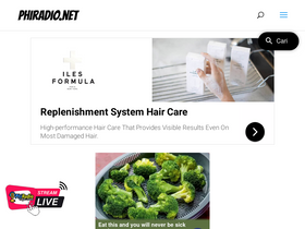 'phiradio.net' screenshot