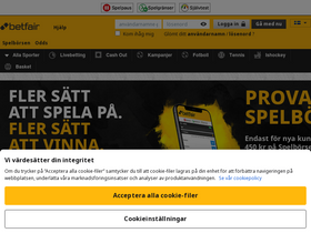 'betfair.se' screenshot