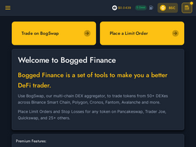 'bogged.finance' screenshot