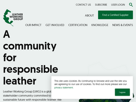 'leatherworkinggroup.com' screenshot