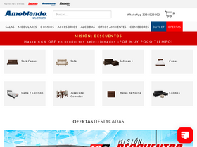 'amoblando.co' screenshot
