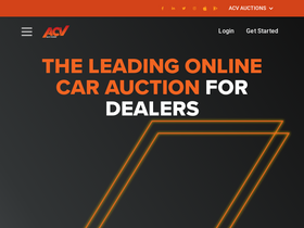 'acvauctions.com' screenshot
