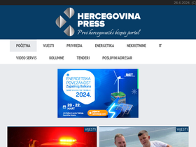 'hercegovinapress.com' screenshot