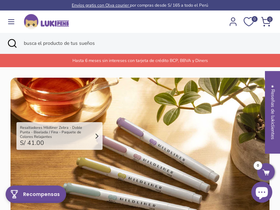 lukipens.com homepage screenshot