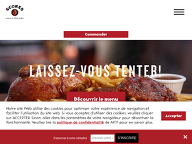 'scores.ca' screenshot