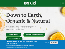 'downtoearth.org' screenshot