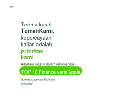 'adakami.id' screenshot