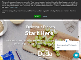 'dudafresh.com' screenshot