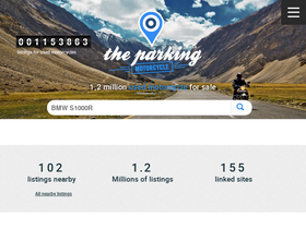 'theparking-motorcycle.co.uk' screenshot