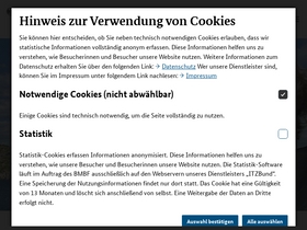 'bmbf.de' screenshot