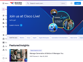 'wwt.com' screenshot