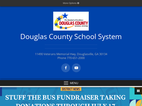 'douglas.k12.ga.us' screenshot