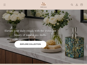 mercalia-shop.com homepage screenshot
