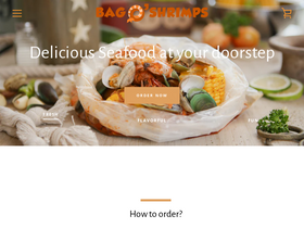 bagoshrimps.com homepage screenshot
