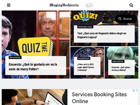 'magiayhechiceria.com' screenshot