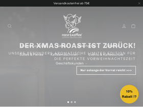 roestkaffee.de homepage screenshot