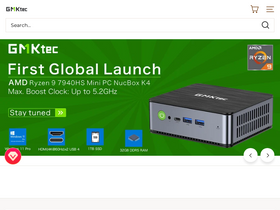 'gmktec.com' screenshot
