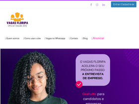 'vagasfloripa.com.br' screenshot