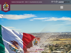 'juarez.gob.mx' screenshot