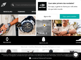 'mormaiishop.com.br' screenshot