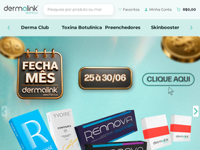dermalink.com.br homepage screenshot