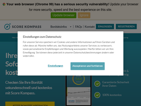 'scorekompass.de' screenshot