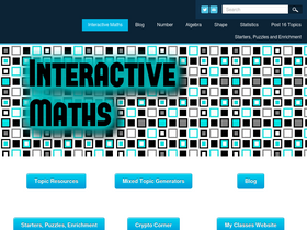 'interactive-maths.com' screenshot