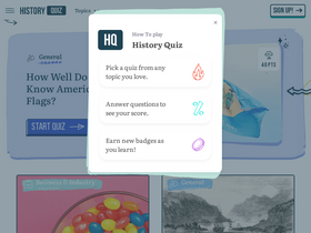'historyquiz.com' screenshot