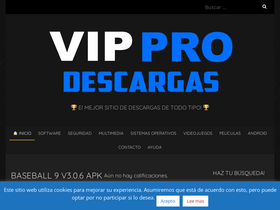 'vipprodescargas.com' screenshot