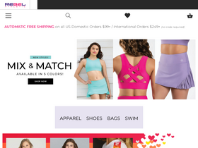 'rebelathletic.com' screenshot