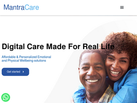 'mantracare.org' screenshot
