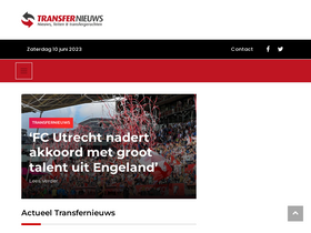 'transfernieuws.nl' screenshot