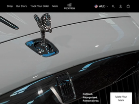 Business Display Plates homepage screenshot