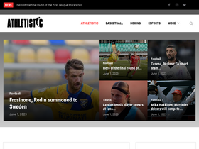 'athletistic.com' screenshot