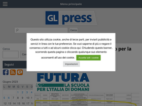 'glpress.it' screenshot