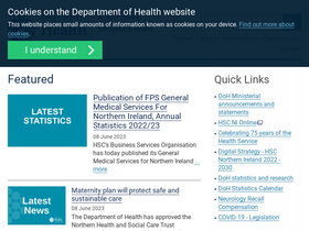 'health-ni.gov.uk' screenshot