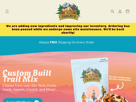 trailmyx.com homepage screenshot