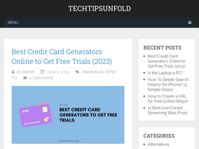 'techtipsunfold.com' screenshot