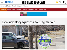 'reddeeradvocate.com' screenshot