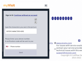 'myvisit.com' screenshot