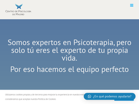'centrodepsicologiademadrid.es' screenshot