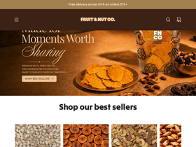 fruitandnutco.ca homepage screenshot