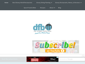 'disneyfoodblog.com' screenshot