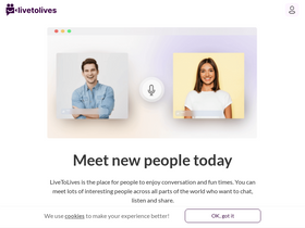 'livetolives.com' screenshot
