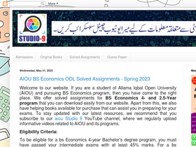 'aioustudio9.blogspot.com' screenshot