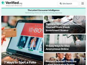 'verified.org' screenshot
