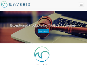 'wavebid.com' screenshot