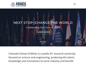 'geophysics.mines.edu' screenshot