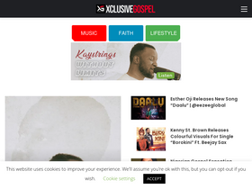 'xclusivegospel.com' screenshot